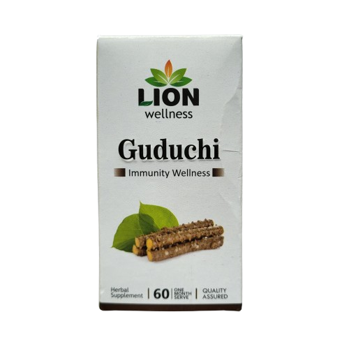 Lion Guduchi (Giloy/Galo) Wellness Tablet | Immunity Wellness | Herbal Supplement