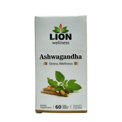 Lion Ashwagandha Wellness Tablet | Stress Wellness | Herbal Supplement